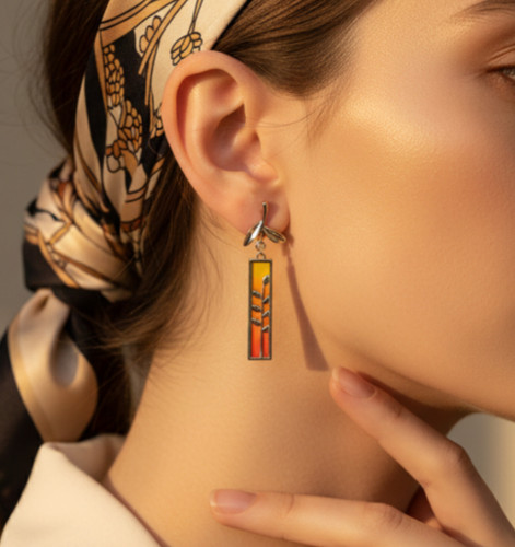 گوشواره غروب گندمزار