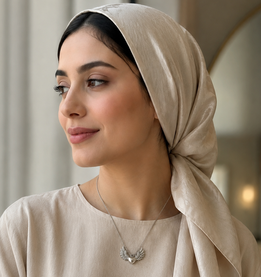 گردنبند قلب بالدار
