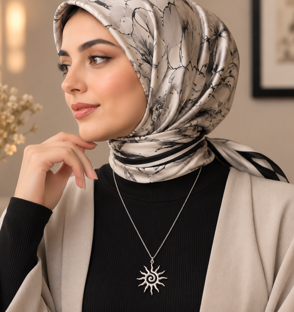 گردنبند خورشید اسپیرال