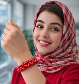 دستبند پاراکورد داخل پک هدیه